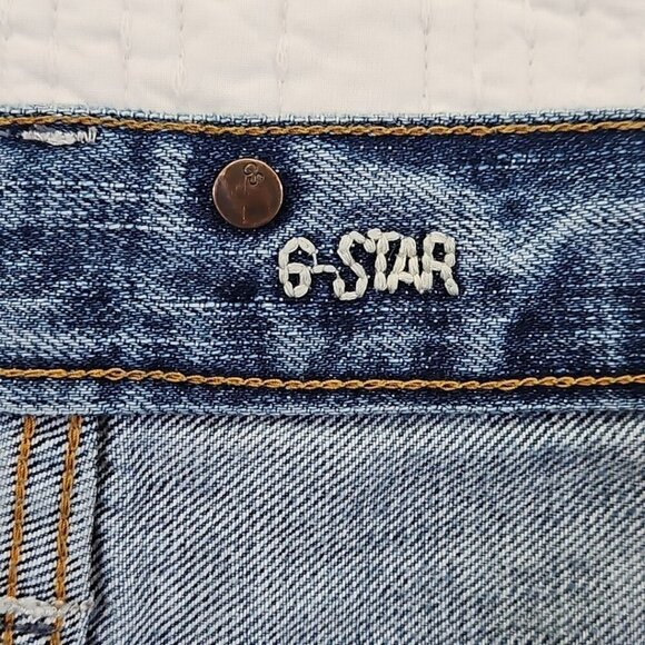 G-Star Raw 3301 Barrel Leg Jeans Men's 30x28 Blue 3D Jeans EUC Streetwear - Picture 12 of 16